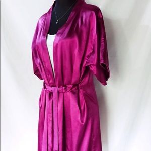 Victoria’s Secret Fuchsia Silky Robe